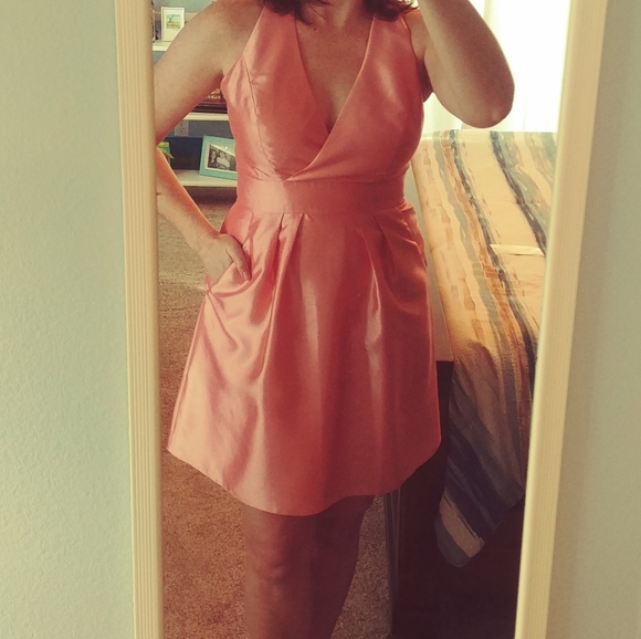 Jasmine Hydrangea Short Formal Dress - Picture 6 of 6